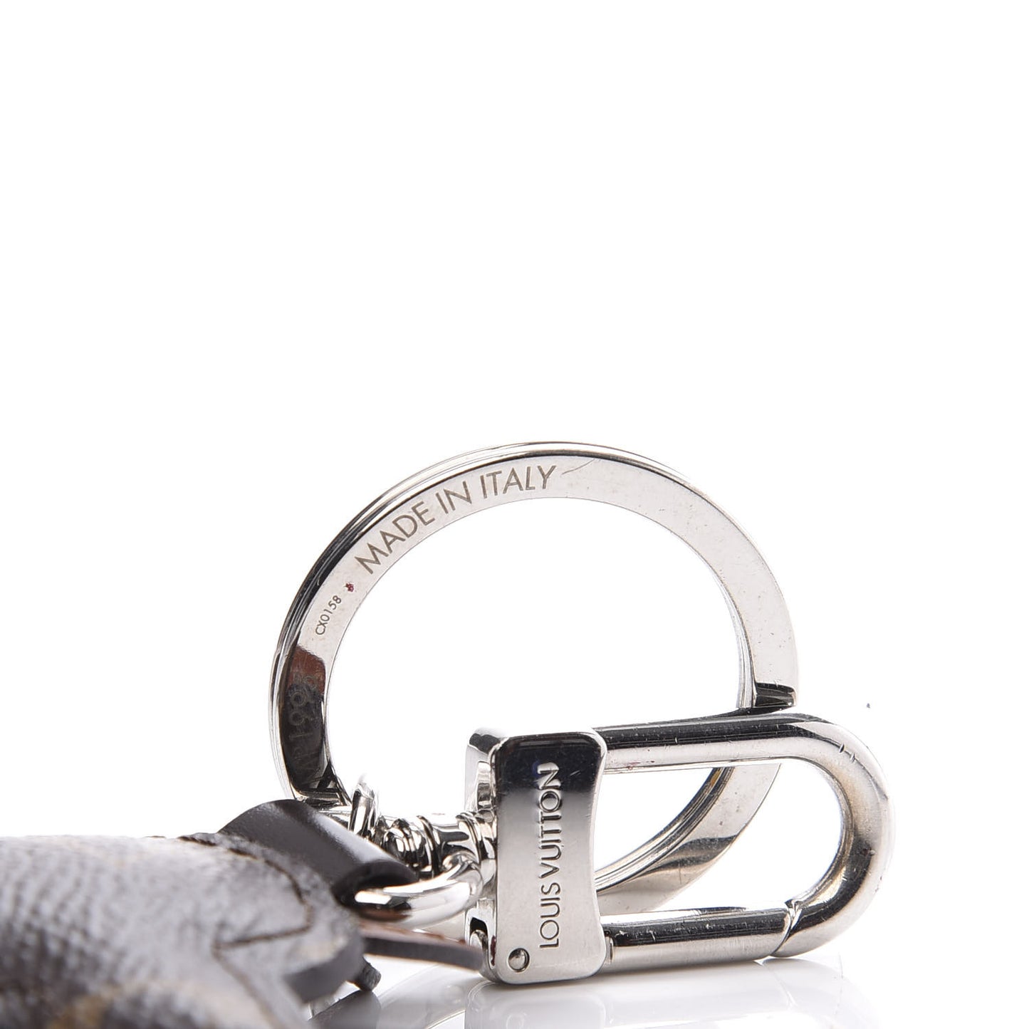 Monogram Dog Bag Charm Key Holder