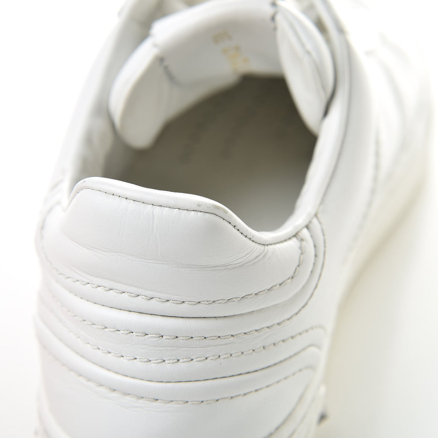 Calfskin Flycrew Sneakers 38 White