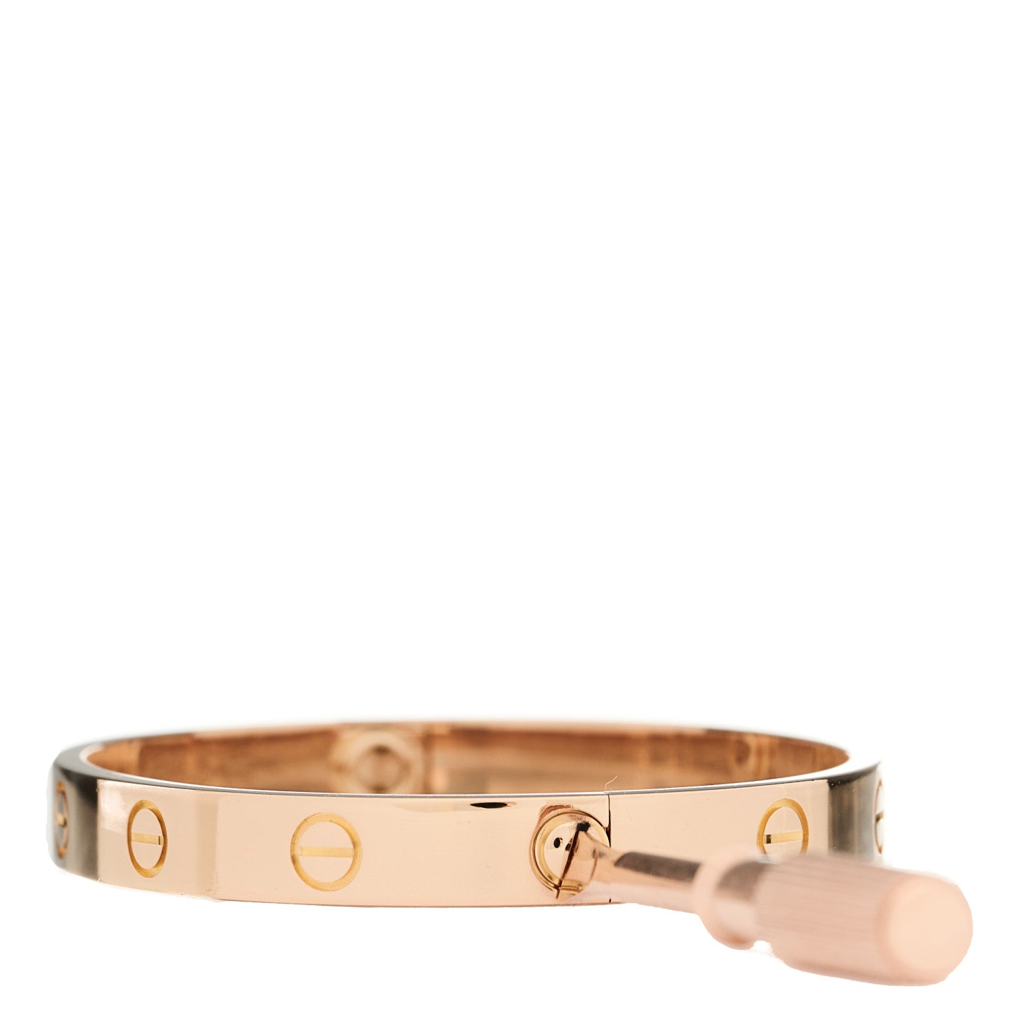 Cartier 18K Pink Gold LOVE Bracelet 16 3 of 9