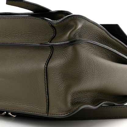 Proenza Schouler Grained Calfskin Medium PS1 Plus Satchel Cypress 10 of 10