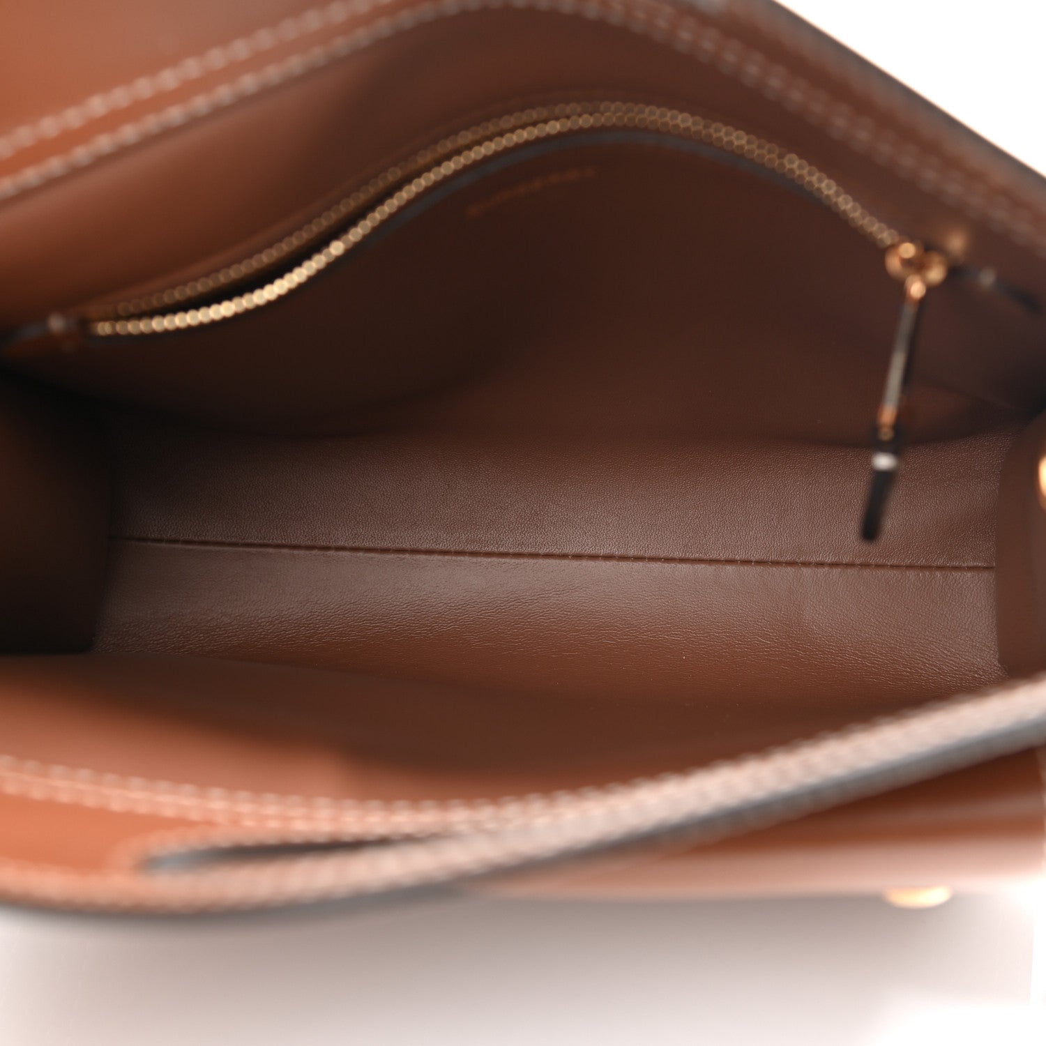 Burberry Smooth Calfskin Mini Pocket Bag Malt Brown 5 of 11