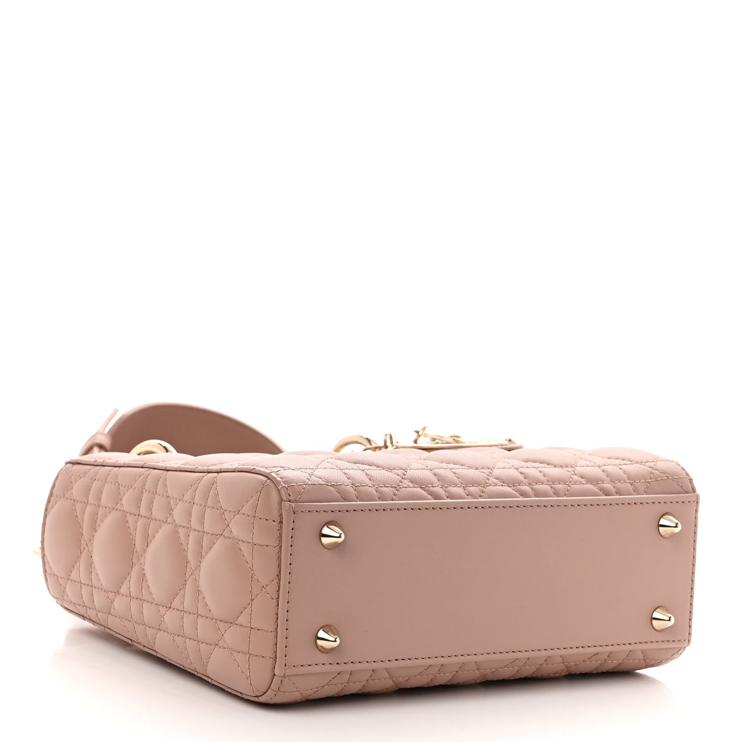 Christian Dior Lambskin Cannage Small My ABCDior Lady Dior Fard 4 of 9