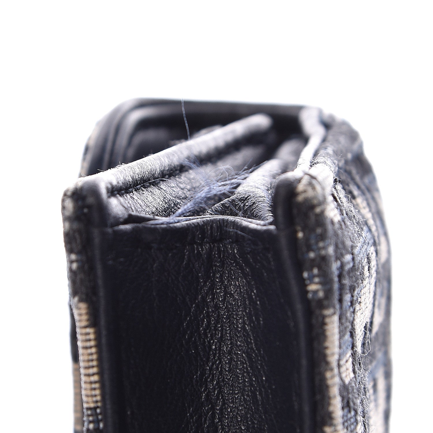 Christian Dior Oblique Saddle Card Holder Blue 10 of 11