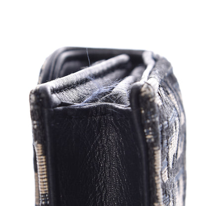 Christian Dior Oblique Saddle Card Holder Blue 10 of 11