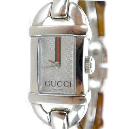 Gucci Stainless Steel Bamboo 16mm 6800L Quartz Watch 3 of 9