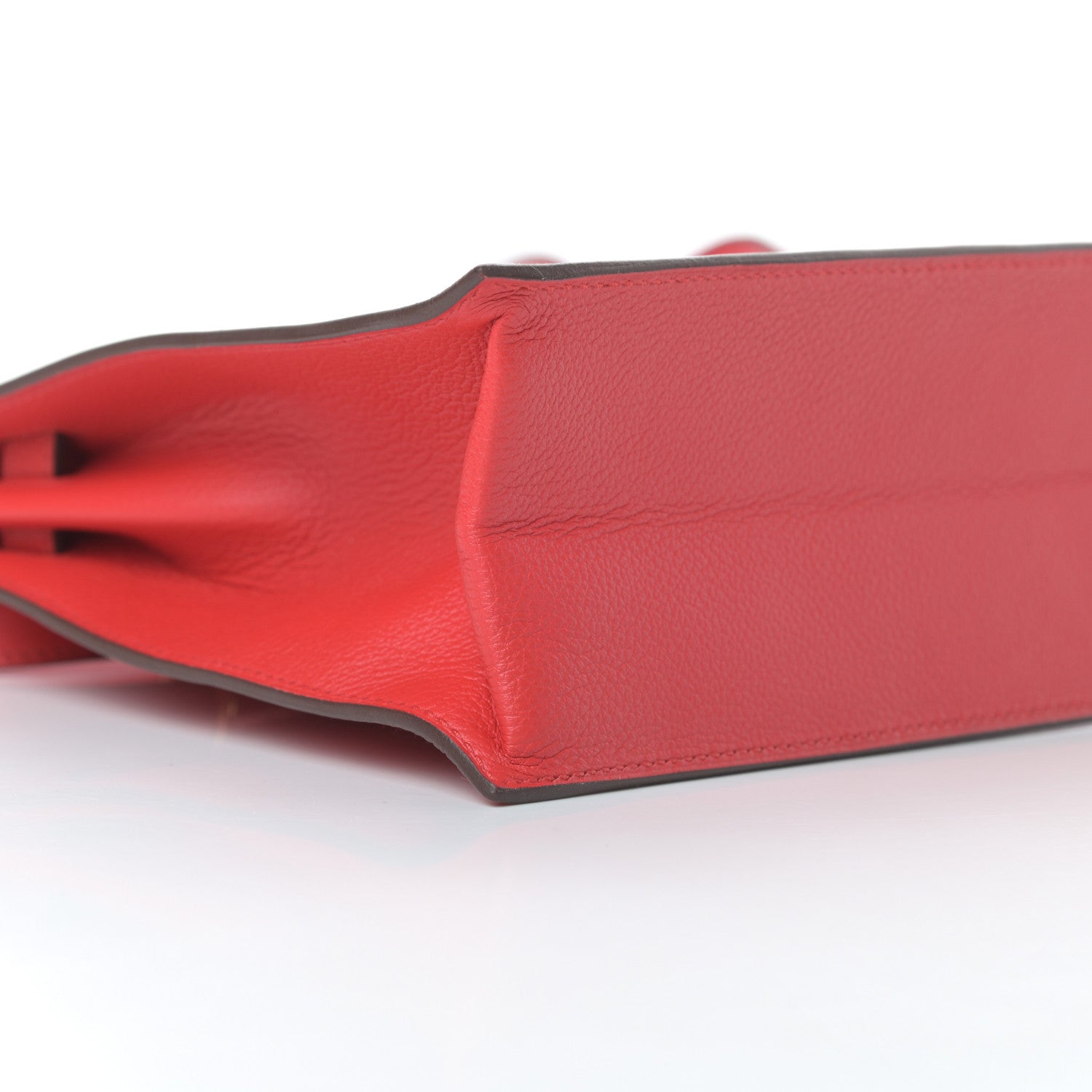 Hermes Evercolor Kelly Danse II Belt Bag Rouge De Coeur 9 of 11