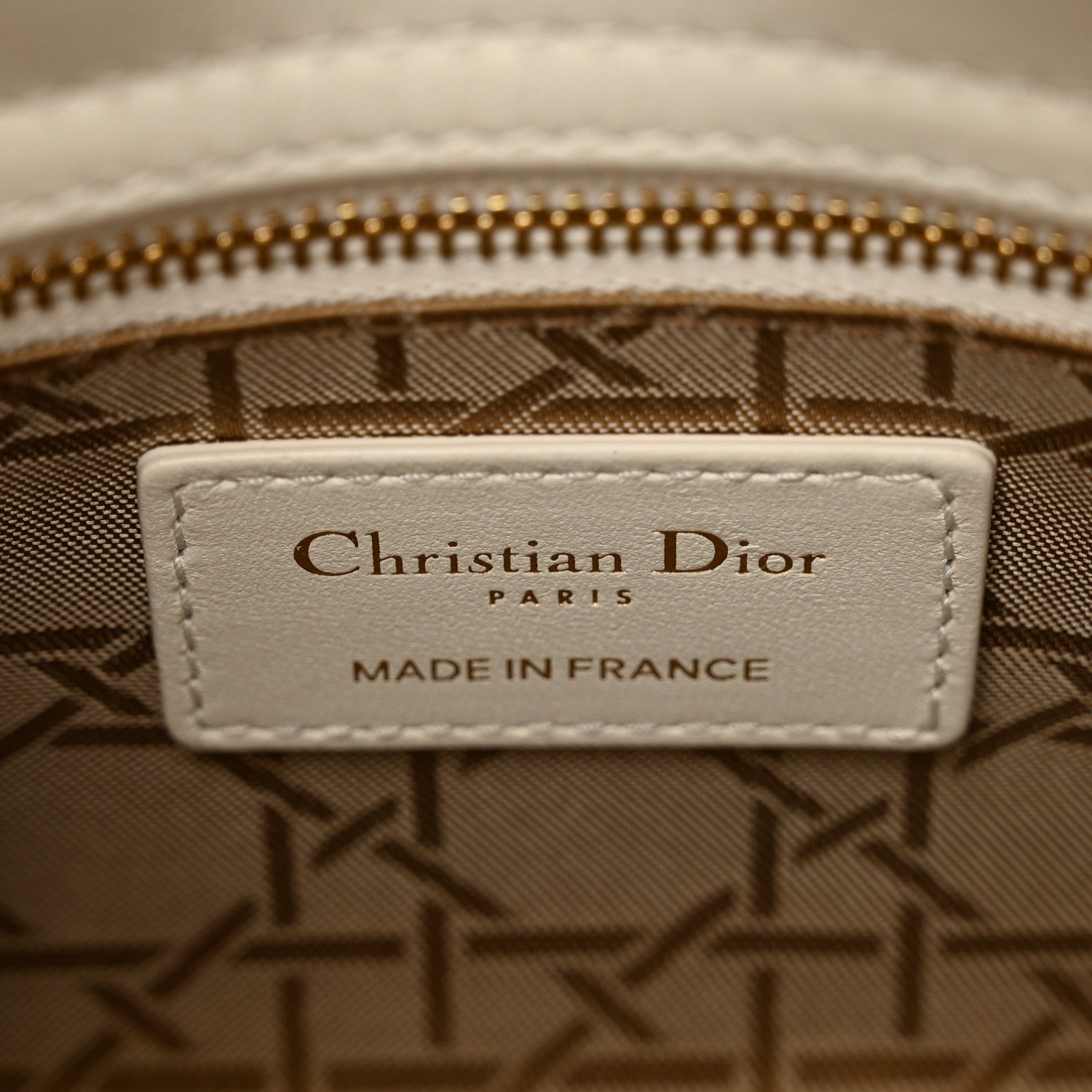 Christian Dior Lambskin Cannage Mini Lady Dior White 7 of 9
