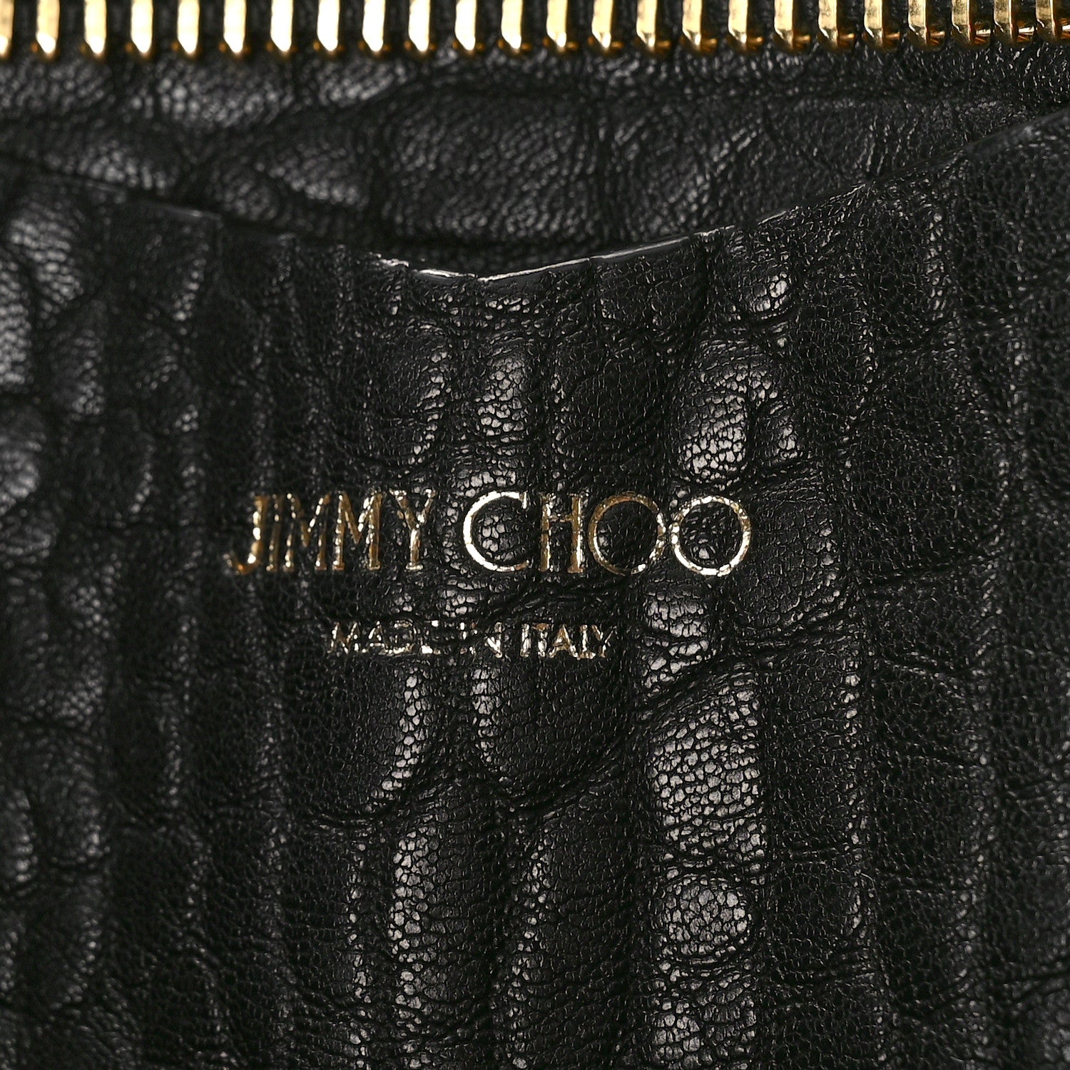 Jimmy Choo Grained Calfskin Studded Lockett Shopper Tote Black 6 of 9