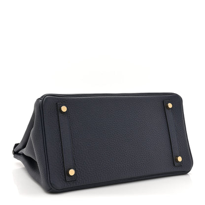 Hermes Togo Birkin 30 Bleu Nuit 4 of 10