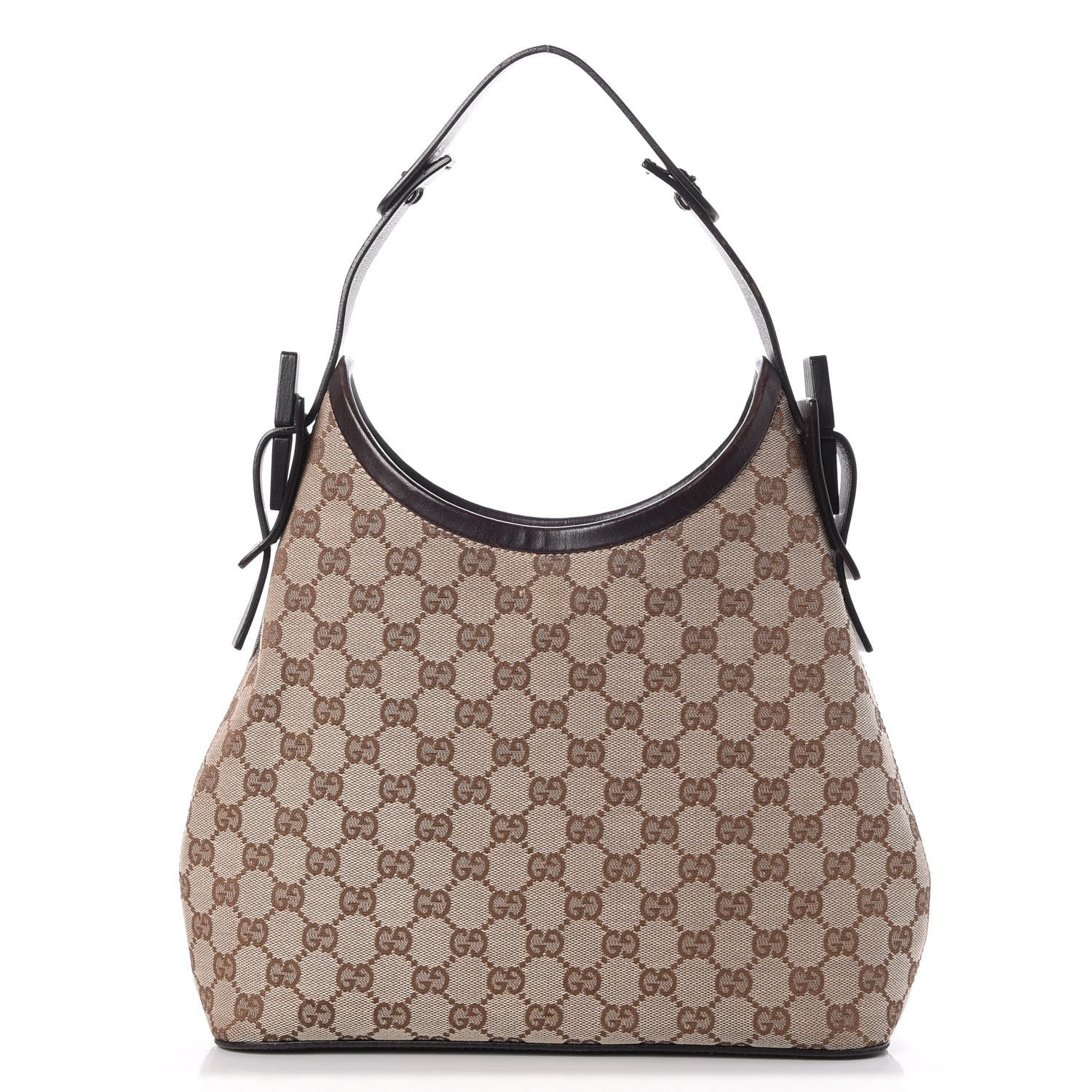Gucci GG Monogram Hobo Brown 1 of 7