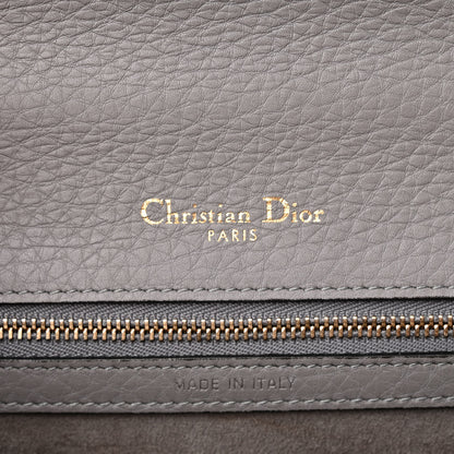 Christian Dior Grained Calfskin Medium Diorama Flap Bag Gris 6 of 10