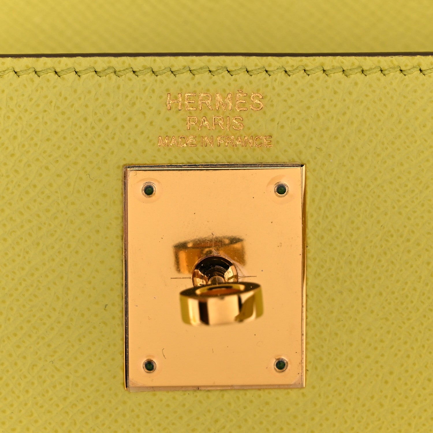 Hermes Epsom Kelly Sellier 32 Soufre 5 of 9