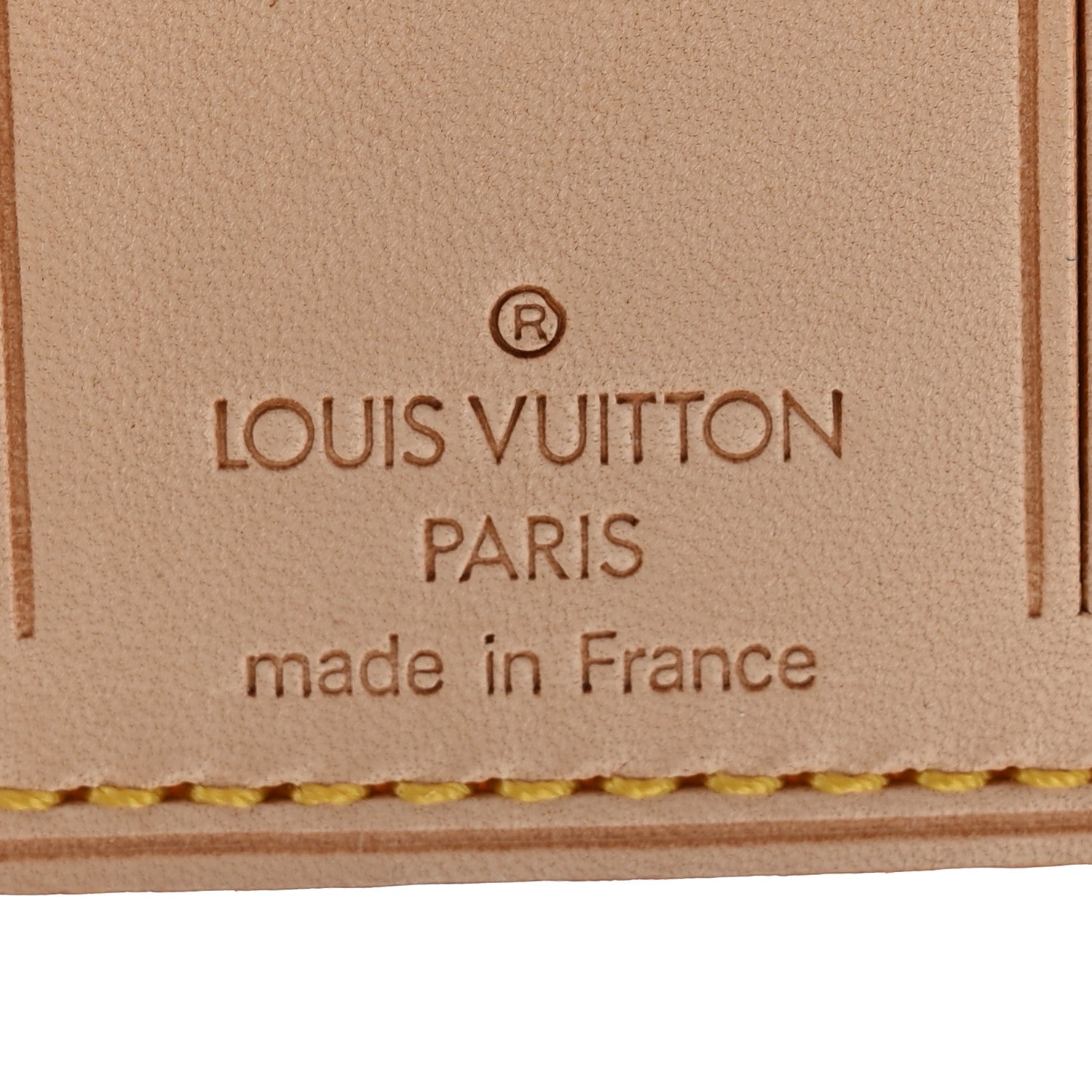 Louis Vuitton Vachetta Luggage Tag 3 of 4
