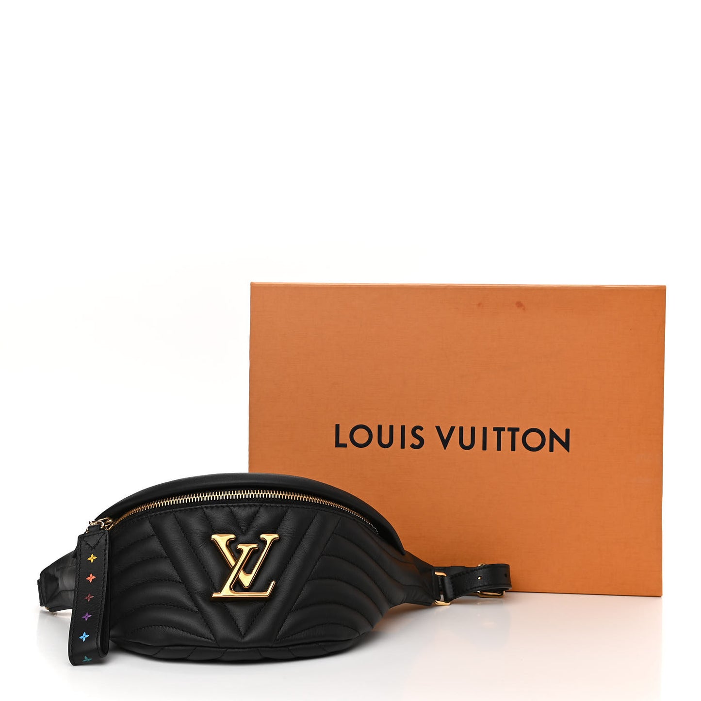 Calfskin Quilted New Wave Bumbag Black