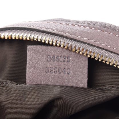 Gucci Goatskin Medium Bamboo Cosmetic Case Purple 7 of 7