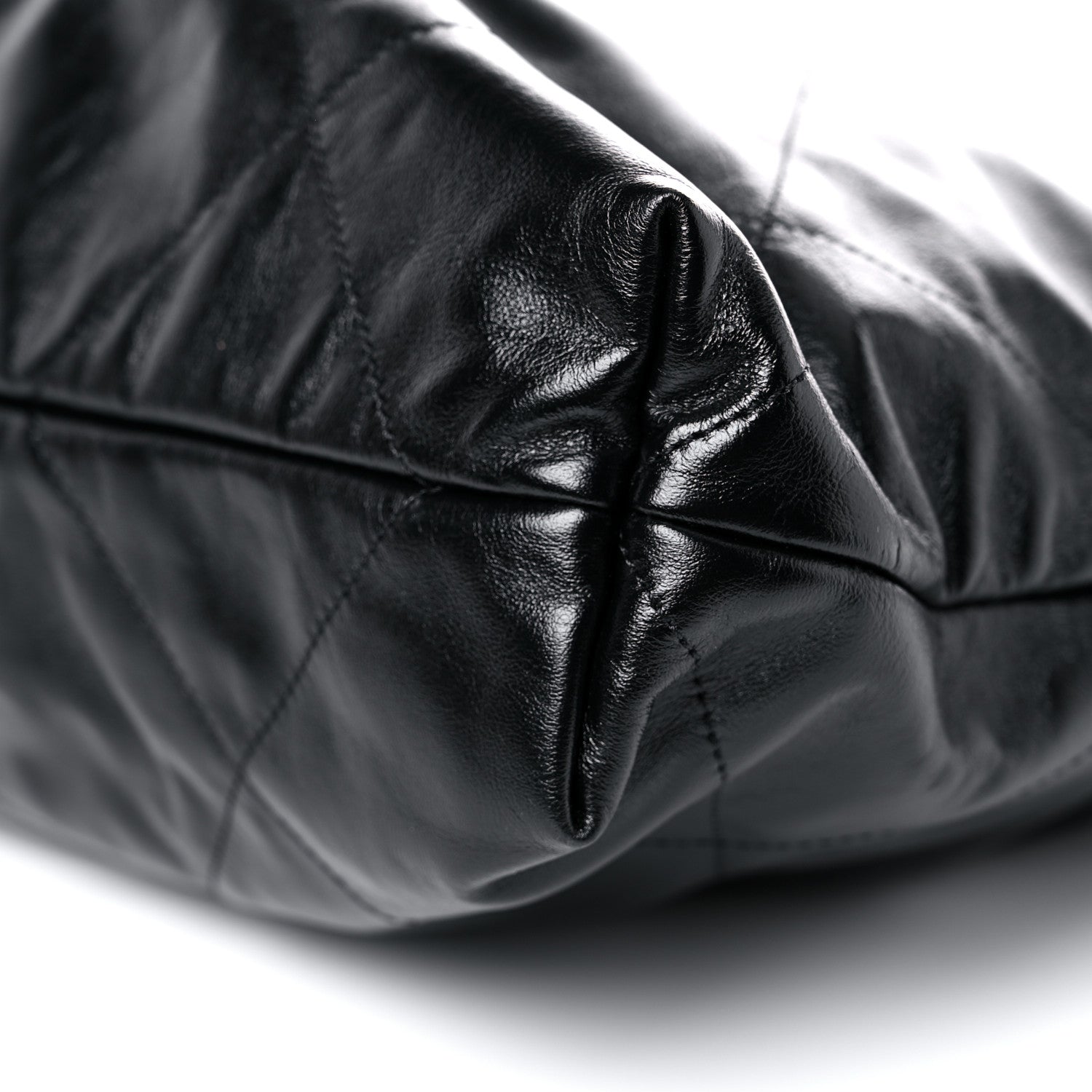 Chanel Shiny Calfskin Quilted Chanel 22 Black 10 of 10