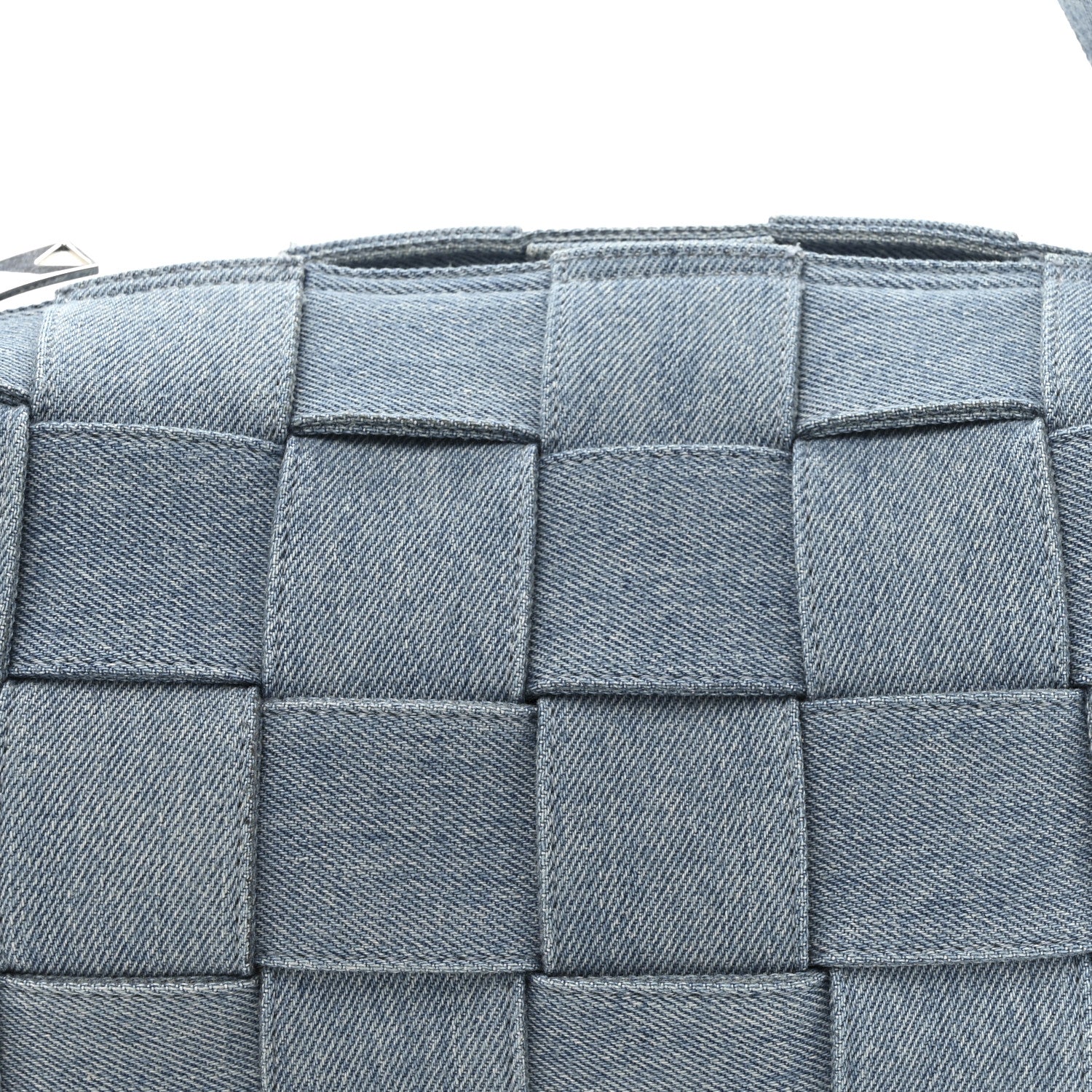 Bottega Veneta Denim Maxi Intrecciato Brick Cassette Bag Indigo Washed 8 of 10
