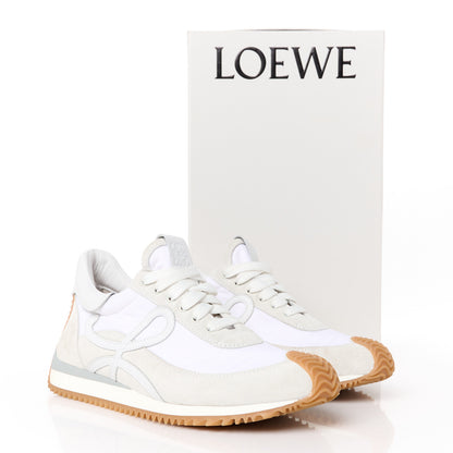 Loewe Nylon Suede Flow Retro Runner Sneakers 38 White 9 of 9