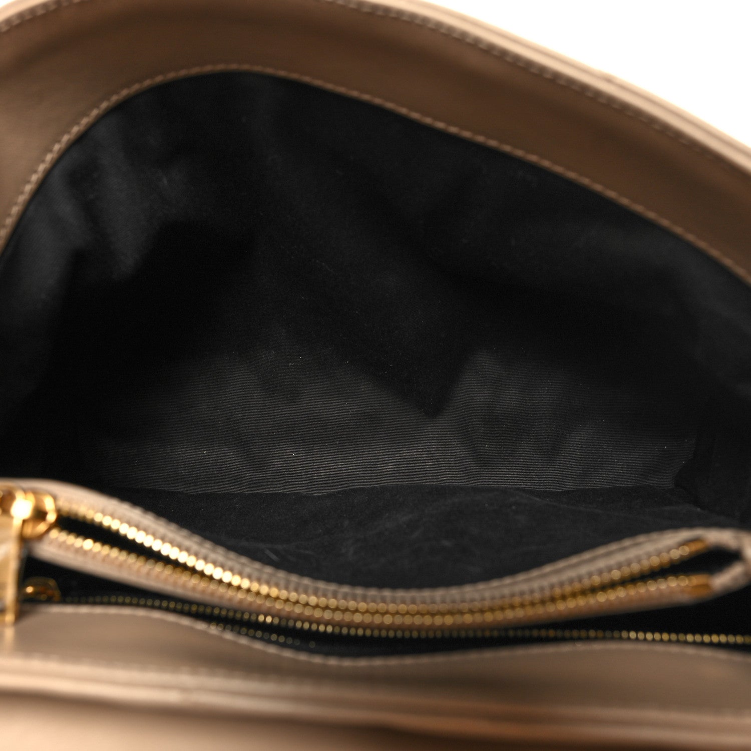 Saint Laurent Calfskin Y Quilted Monogram Medium Loulou Chain Satchel Dark Beige 5 of 10