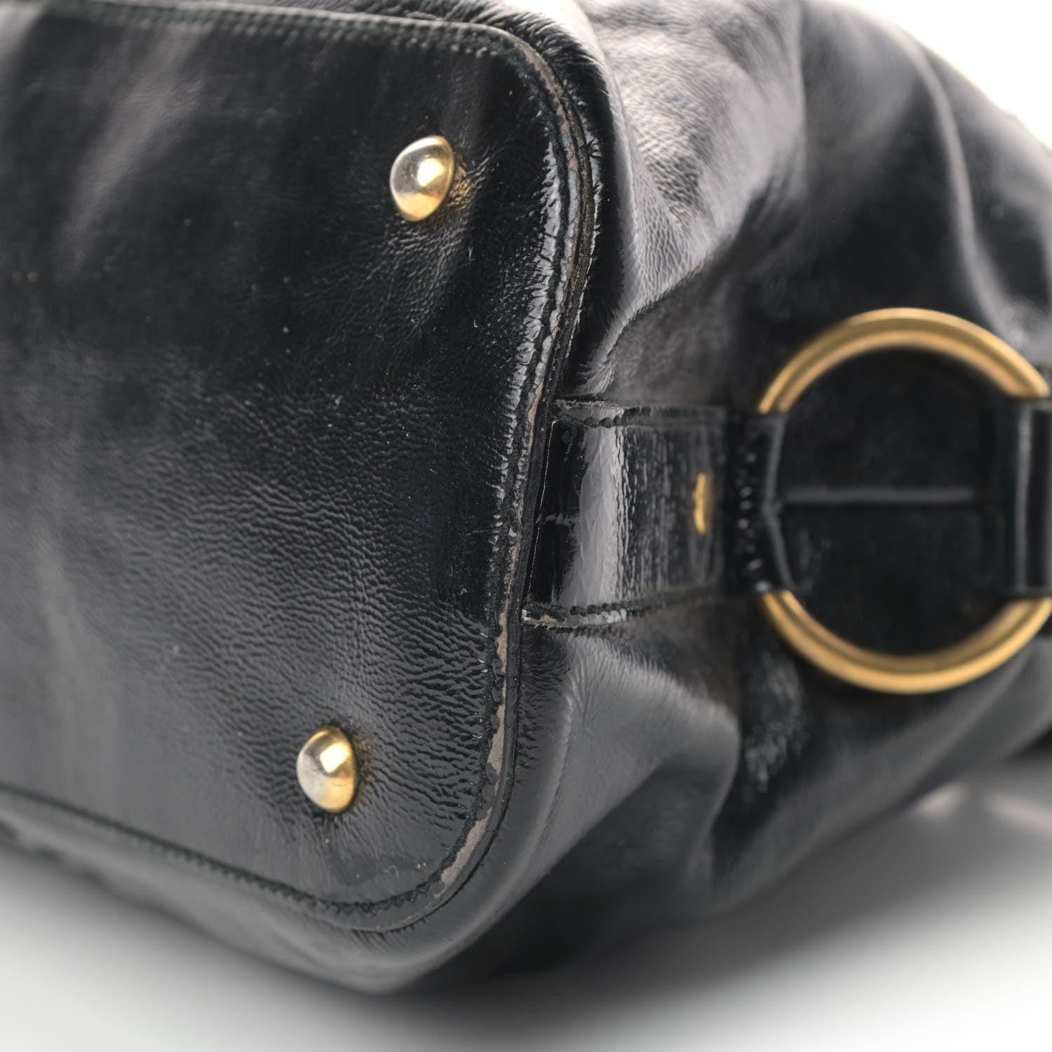 Saint Laurent Patent Large Muse Black 7 of 9