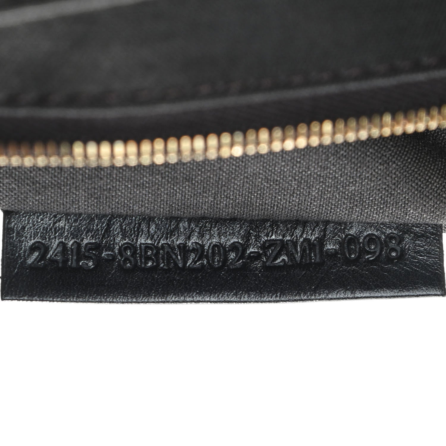 Fendi Vitello Acqua Baguette Satchel Black 9 of 10