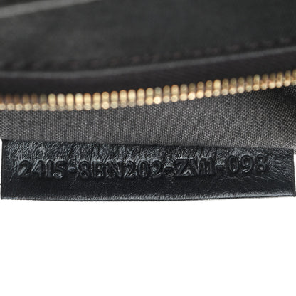 Fendi Vitello Acqua Baguette Satchel Black 9 of 10