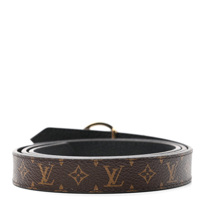 Louis Vuitton Monogram Calfskin 20mm LV Circle Reversible Belt 85 34 2 of 5