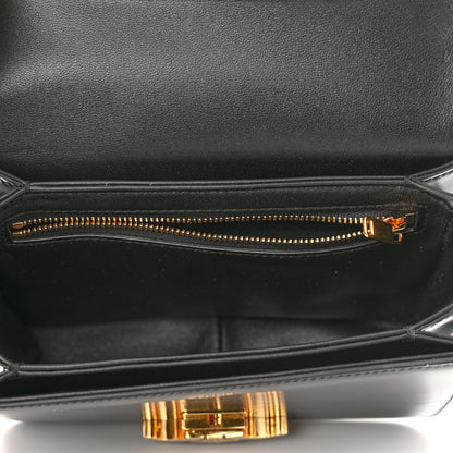 Celine Shiny Calfskin Teen Triomphe Black 5 of 9