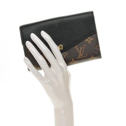 Louis Vuitton Monogram Pallas Compact Wallet Black 2 of 7