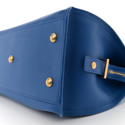 Saint Laurent Calfskin Small Classic Y Cabas Royal Blue 10 of 12
