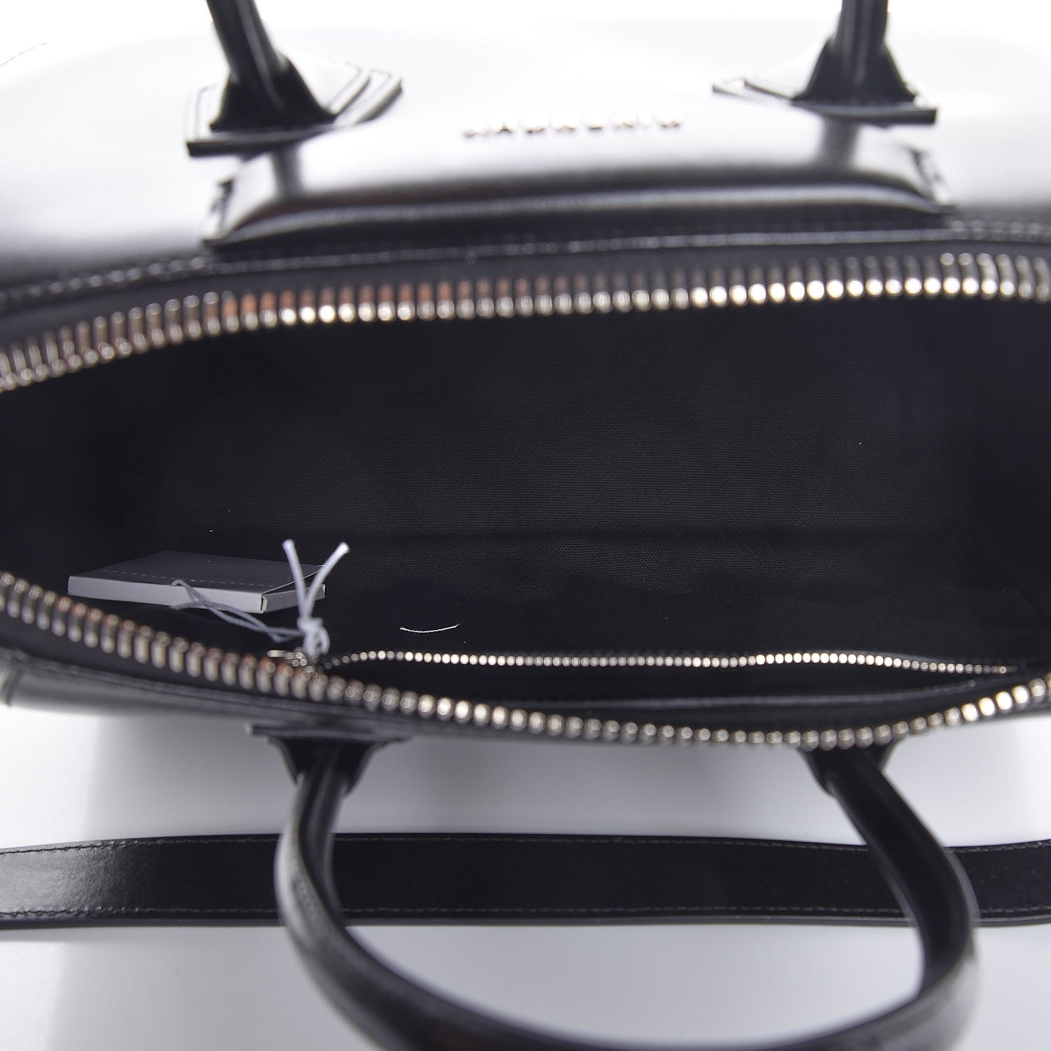 Givenchy Shiny Lord Calfskin Medium Antigona Black 6 of 8