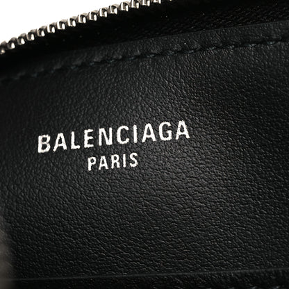 Balenciaga Textured Calfskin Passport Phone Holder Black 6 of 10