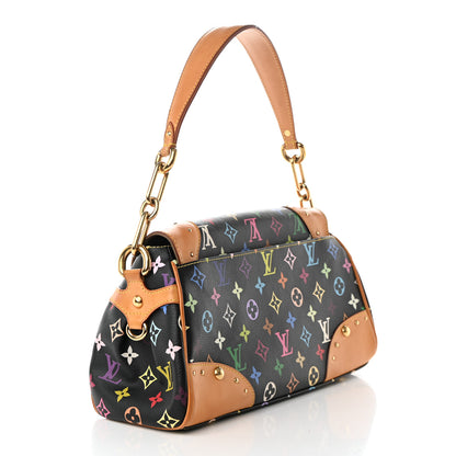 Louis Vuitton Monogram Multicolor Beverly MM Black 3 of 16