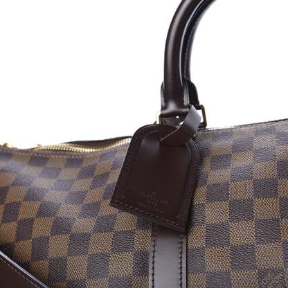 Louis Vuitton Damier Ebene Keepall Bandouliere 55 8 of 12