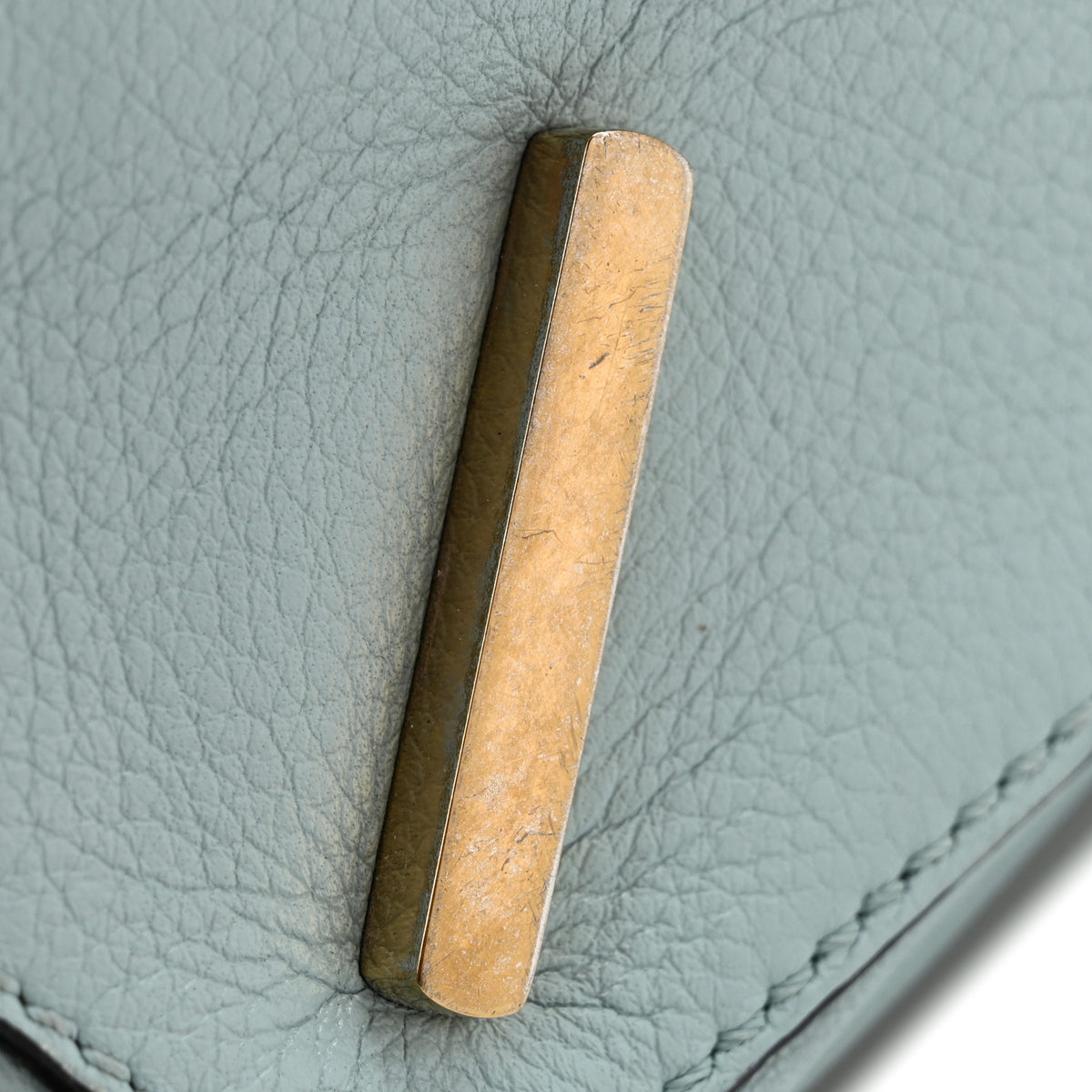 Calfskin Medium Puzzle Bag Light Blue
