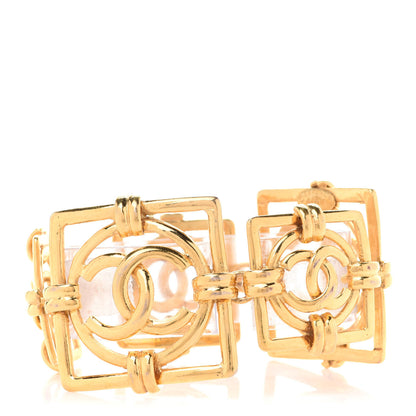 Chanel CC Square Bracelet Gold 1 of 5