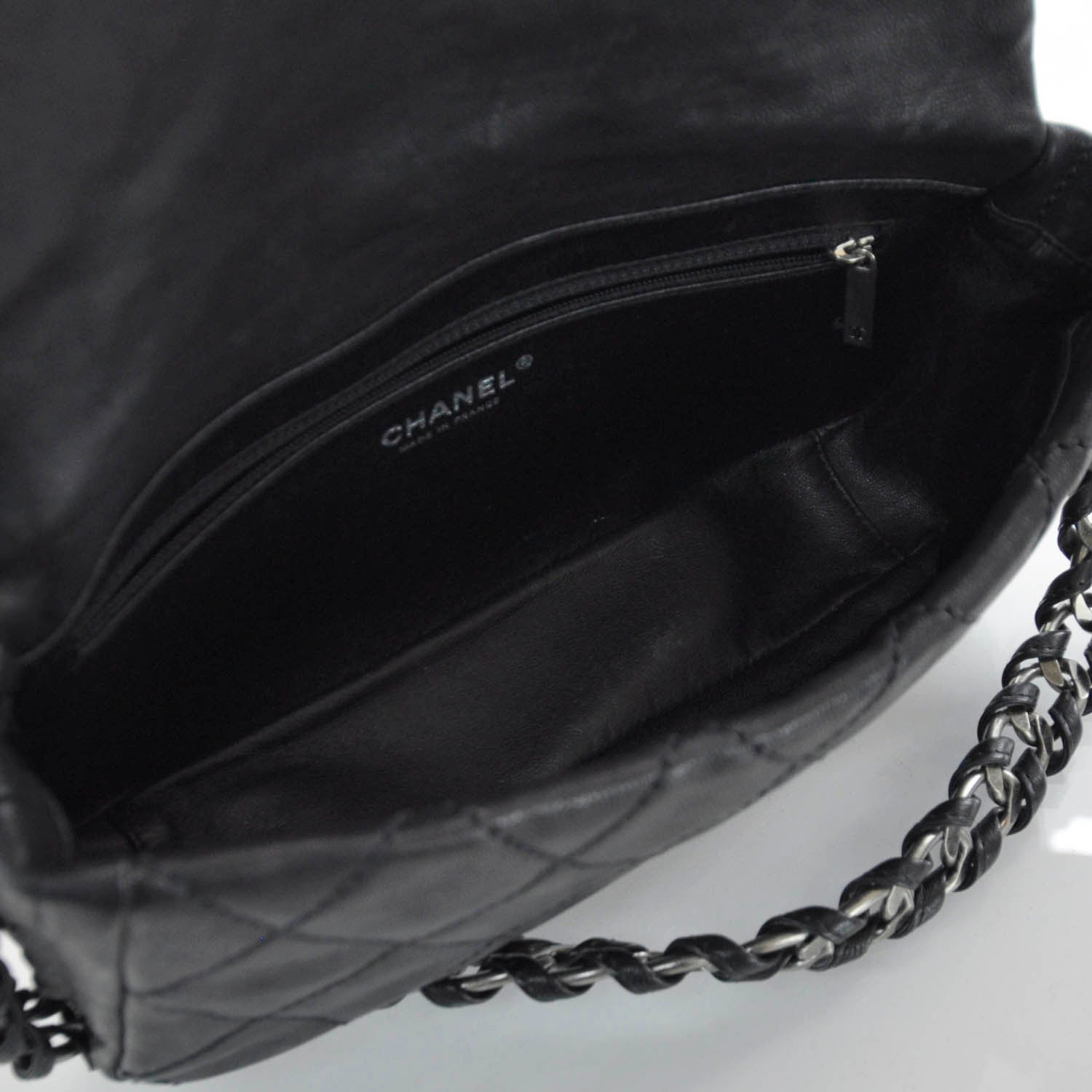 Chanel Leather Modern Chain Flap Black 6 of 8