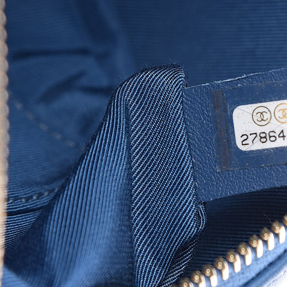 Chanel Lambskin Quilted Bi Waist Bag Fanny Pack Blue 7 of 11