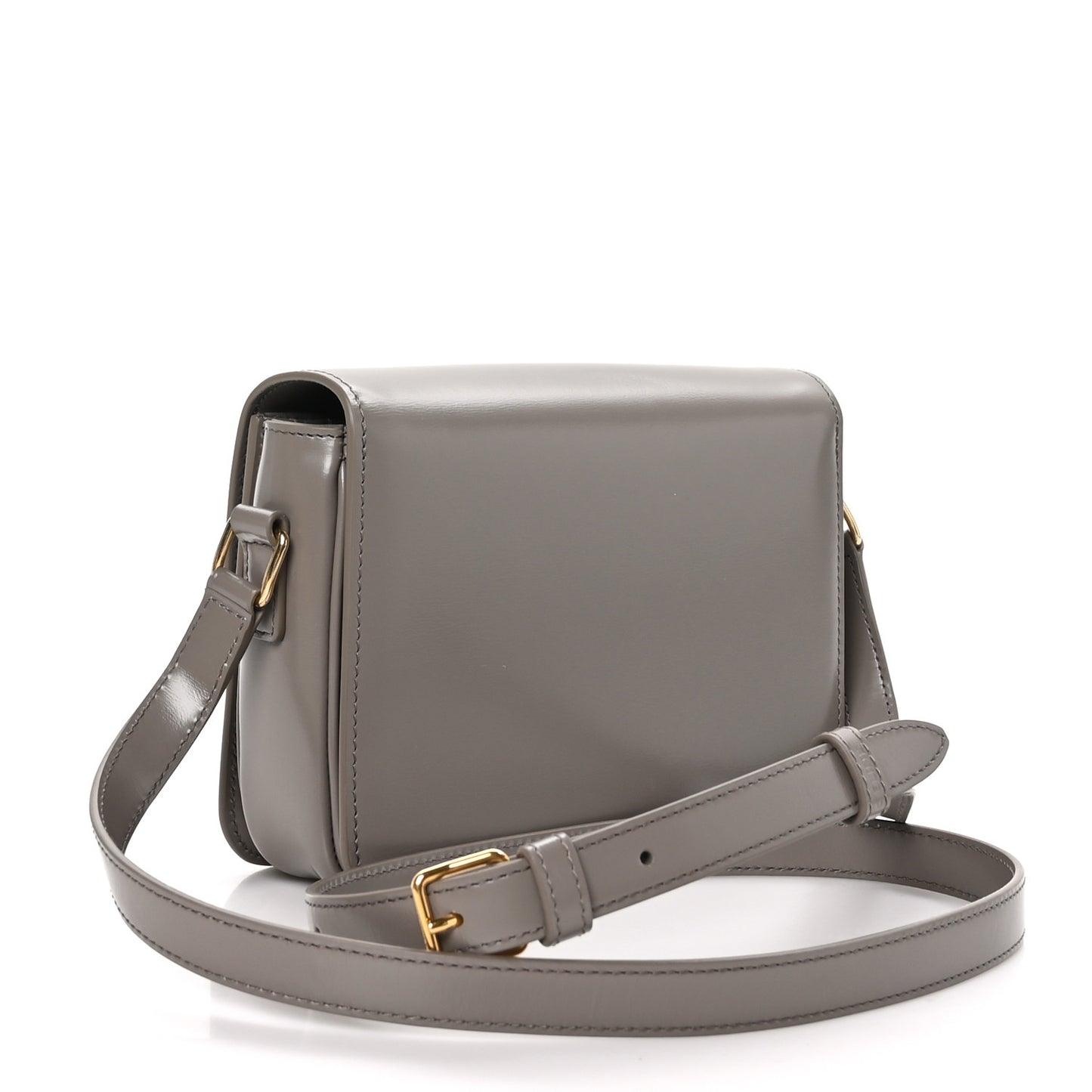 Shiny Calfskin Teen Triomphe Pebble