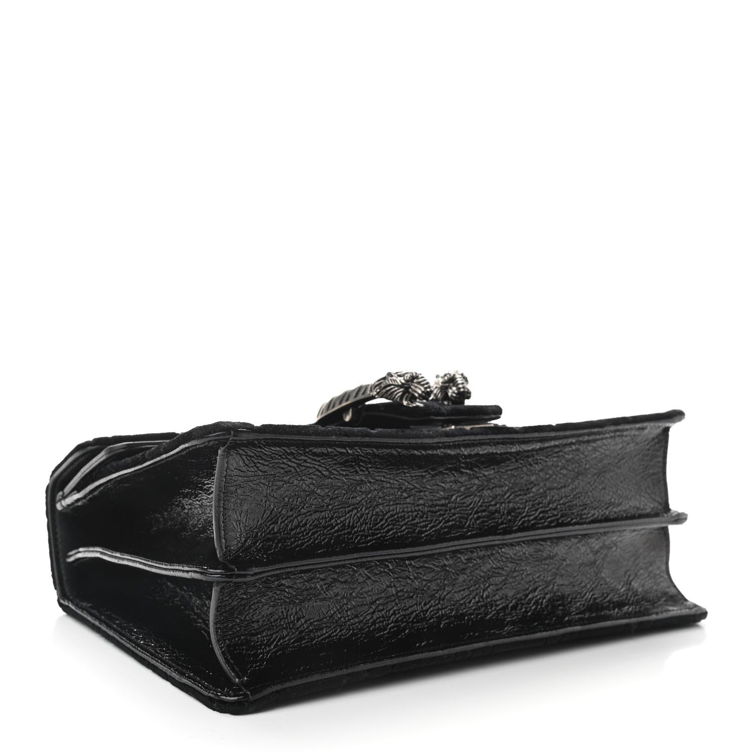 Gucci Velvet GG Monogram Small Dionysus Shoulder Bag Black 4 of 10