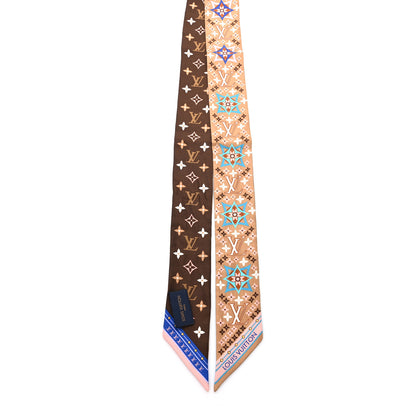 Louis Vuitton Silk Flowers Forever Bandeau Beige 2 of 5