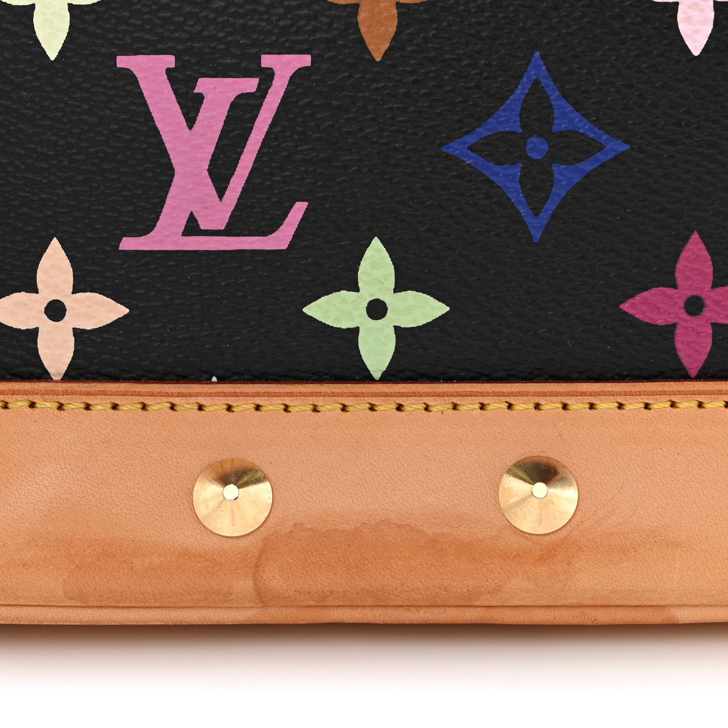 Louis Vuitton LOUIS VUITTON Monogram Multicolor Alma Black 13 of 14