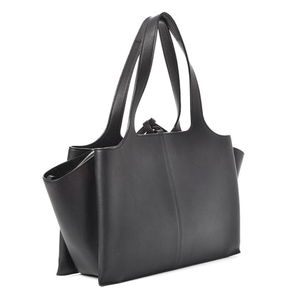 Celine Baby Grained Calfskin Tri-Fold Bag Black 3 of 9