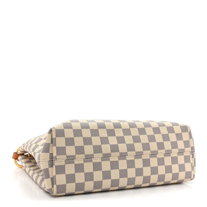 Louis Vuitton Damier Azur Graceful PM Rose Ballerine 4 of 14