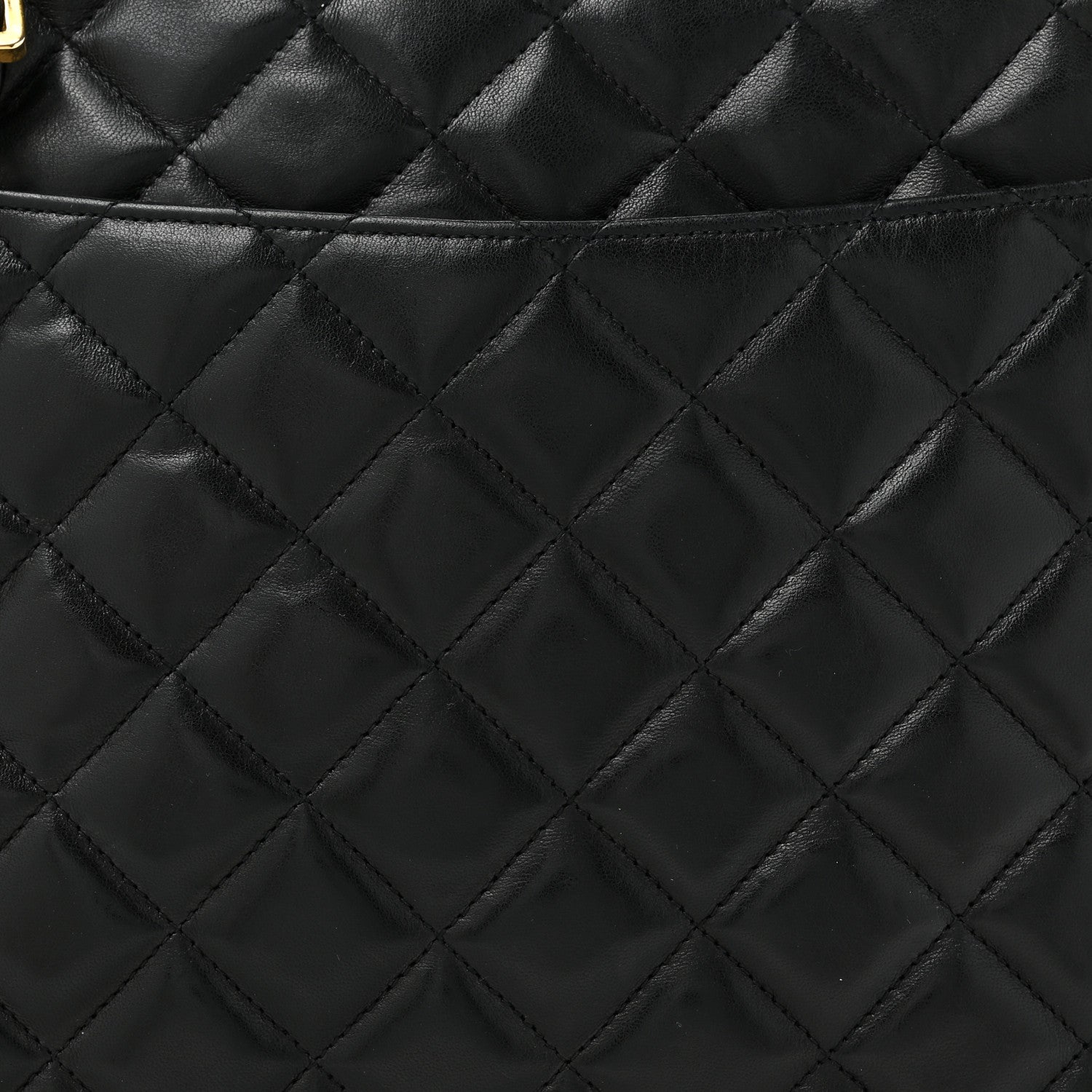 Chanel Lambskin Quilted Large Camera Case Black 9 of 16