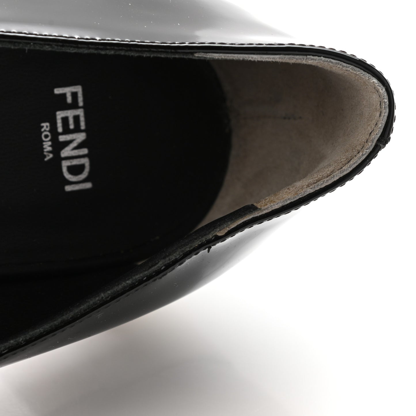 Patent Block Heel Pumps 41 Black