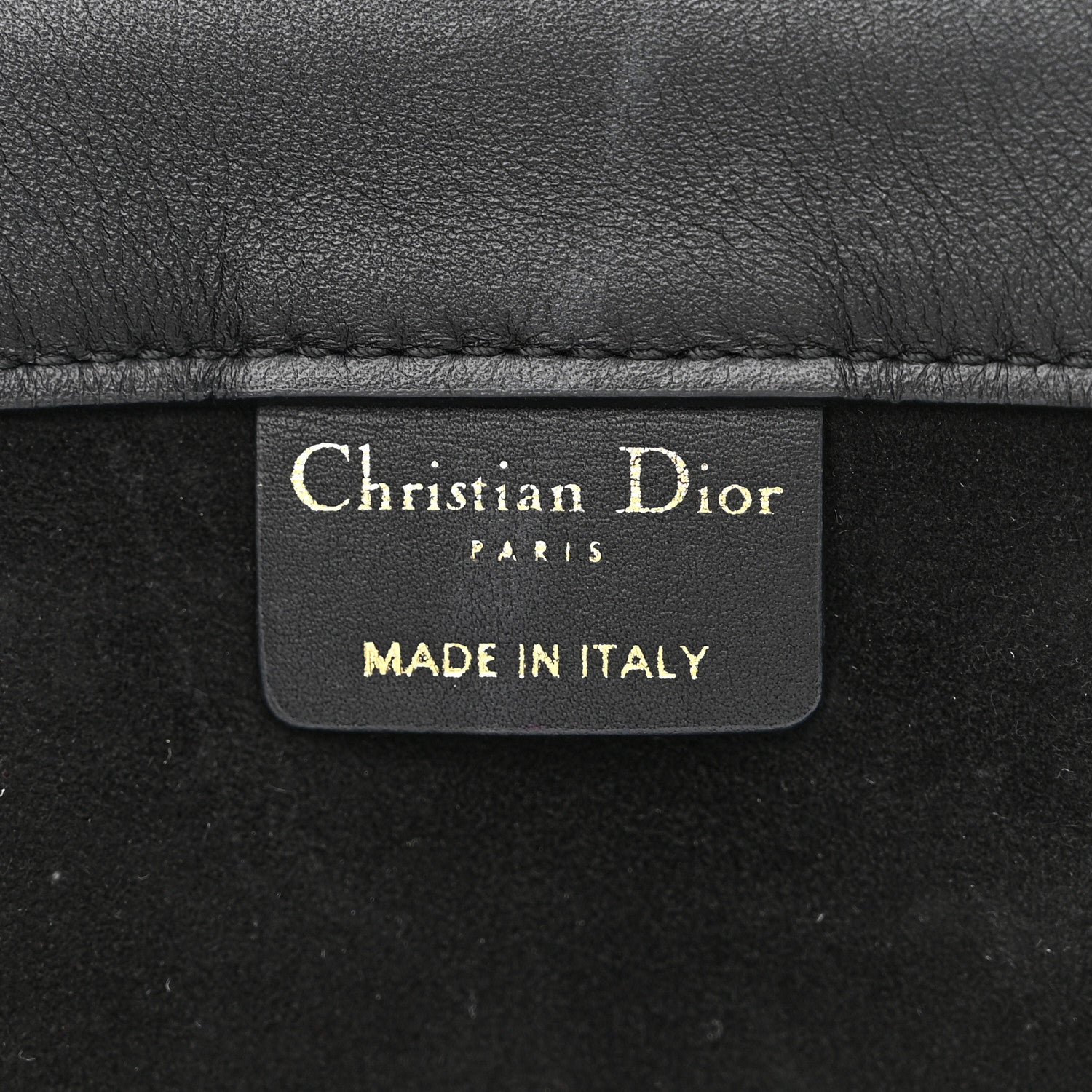 Christian Dior Calfskin Embossed Medium Book Tote Black 6 of 10