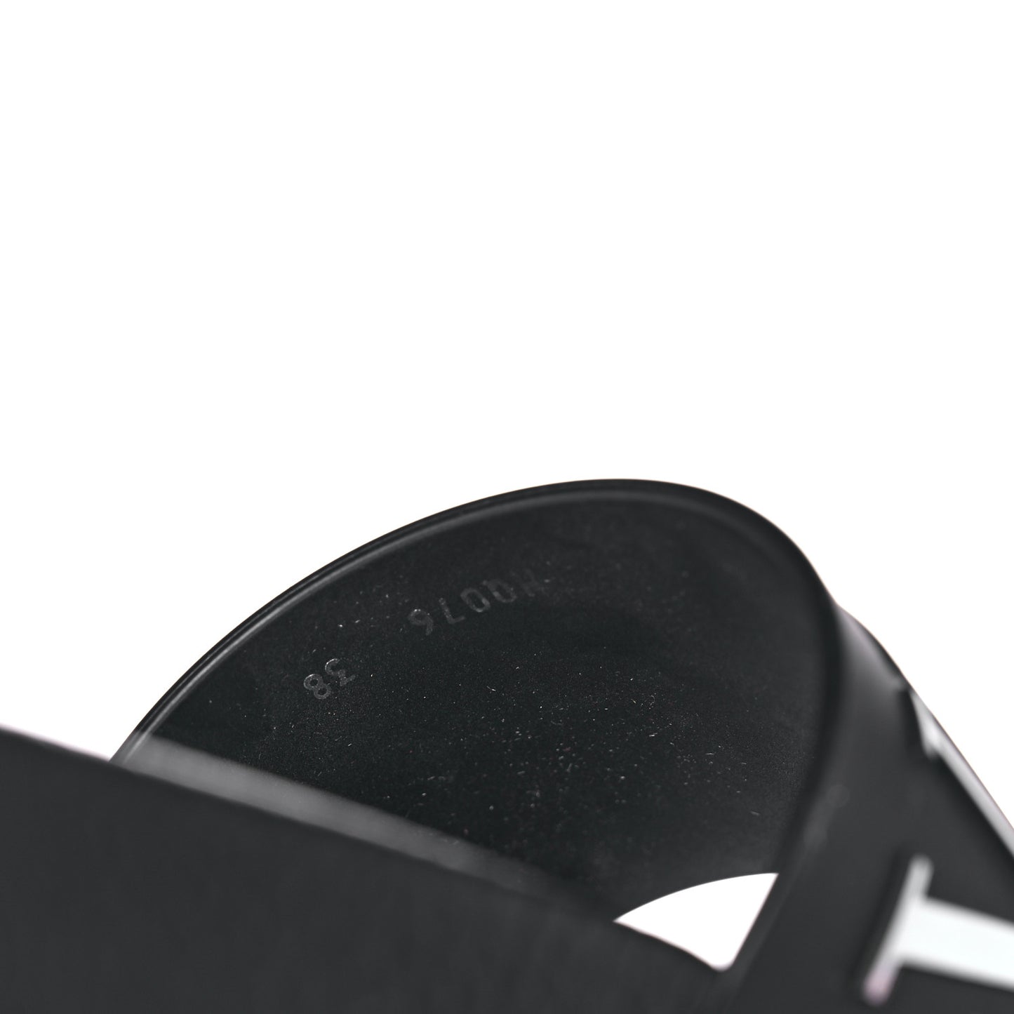 Rubber VLTN Pool Slide Sandals 38 Black