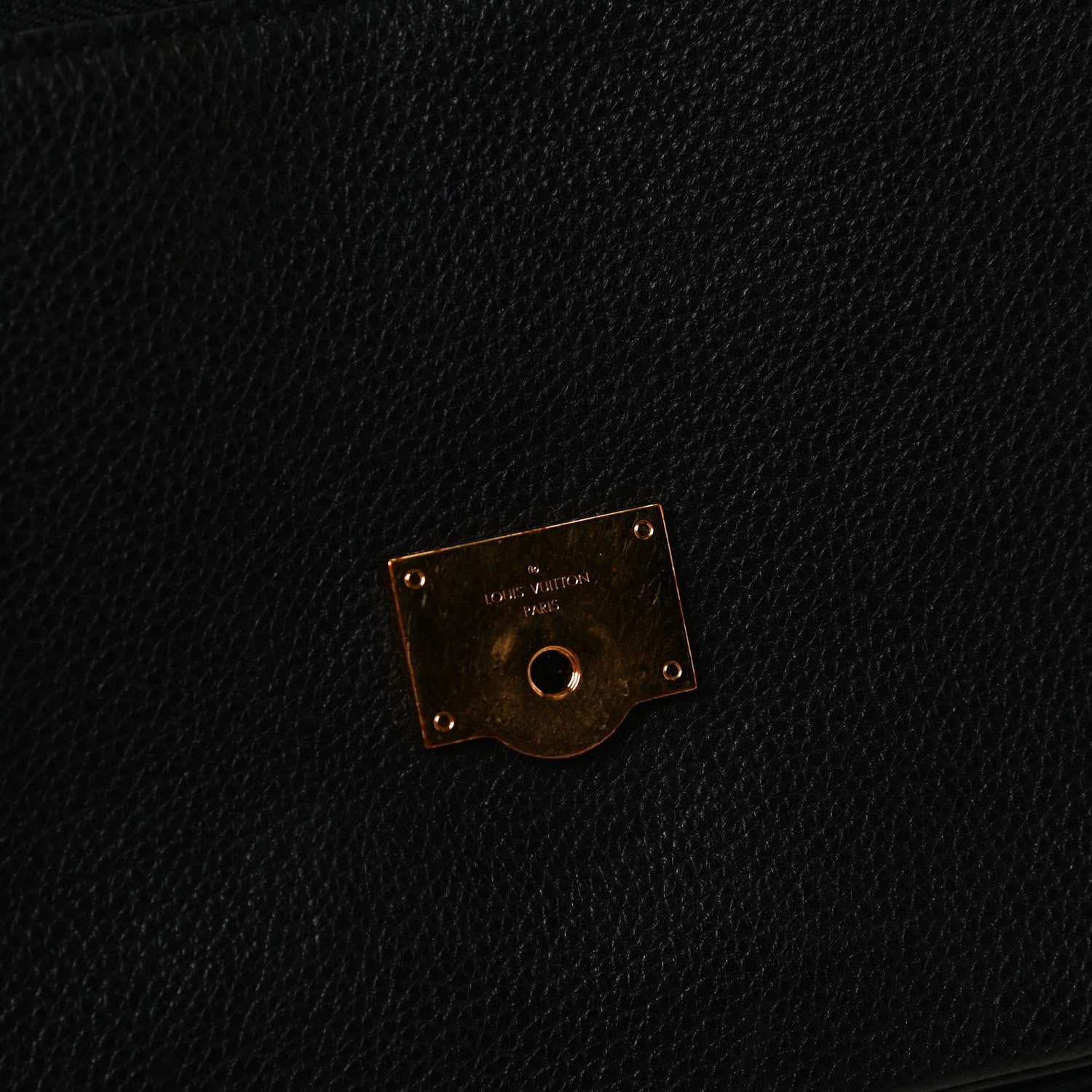 Louis Vuitton Grained Calfskin Vivienne NM Black 11 of 12
