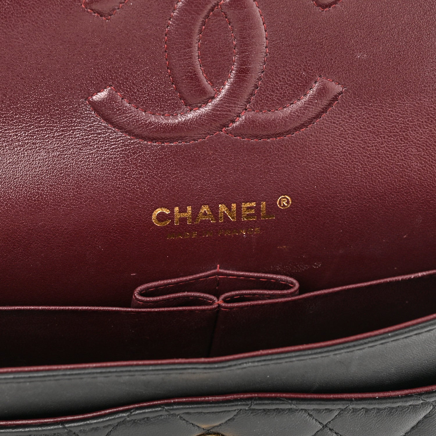 Chanel Lambskin Quilted Medium Double Flap Black 5 of 11